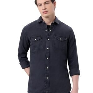 Symbol Premium Men's Casual Cotton Denim Shirt